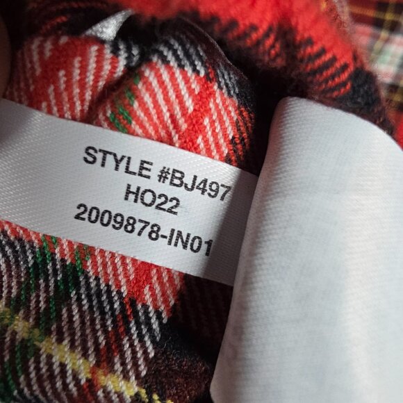 J. Crew Shirt XL Holiday Tartan Plaid Midweight Flannel In Regenerative Cotton - Picture 11 of 12